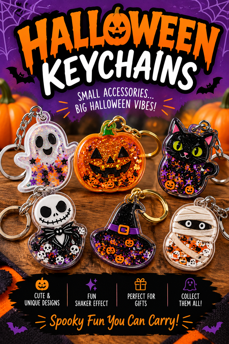 Shaker Keychains