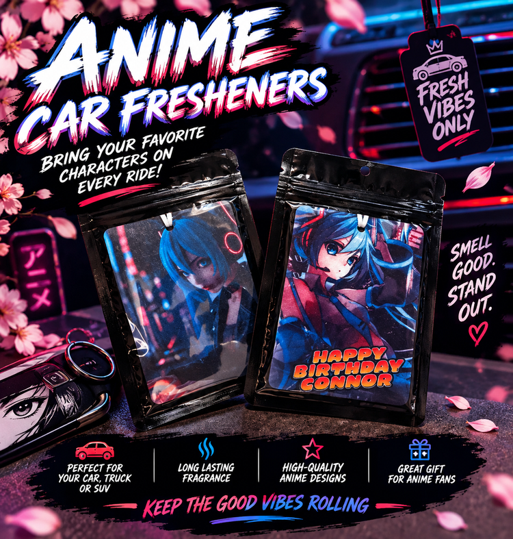 Anime Car Air Freshener 🎌🚗